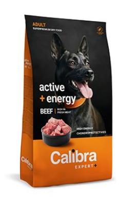 Calibra Dog EXPERT+ Adult Active & Energy Beef 750g