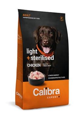 Calibra Dog EXPERT+ Adult Light & Steril. Chicken 750g