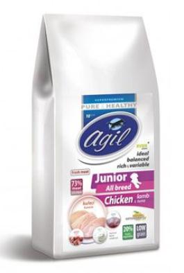 Agil Junior All Breed Low Grain Chicken&Lamb&Tuna 2kg