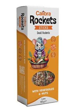 Calibra Rockets Sticks Small rodents Vegeta&Nuts 120g