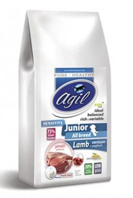 Agil Junior All Breed Sensitive GF Lamb&Venison 10kg