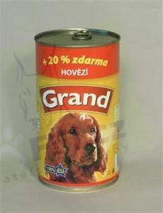 GRAND konz. pes hovězí 1300g